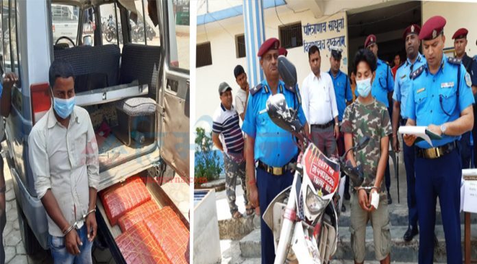 रुपन्देहीमा मोटरसाइल चोरी गर्ने पठान प्रकाउ