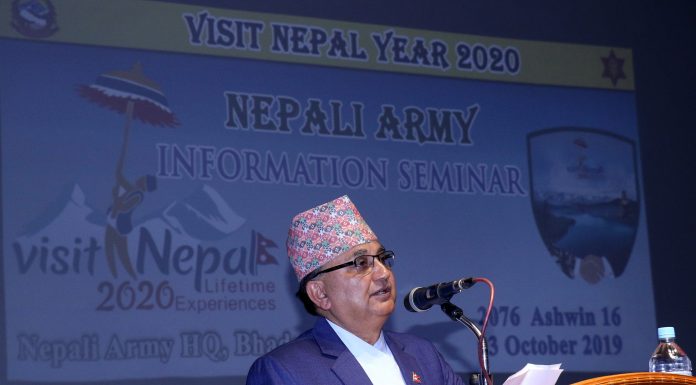 नेपाल भ्रमण वर्षमा नेपाली सेना ः साहसिक र पर्यटकीय गतिविधि सञ्चालन गर्दै