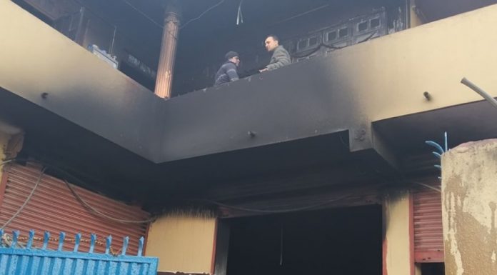 गौरीशंकर पेन्ट्स कारखानामा आगलागी ।