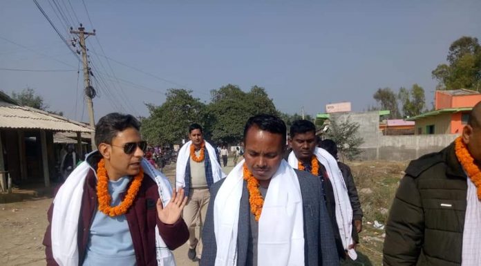 कृषि उपज बजारकाे लागि डिपिआर गर्न स्थलगत निरिक्षण ।