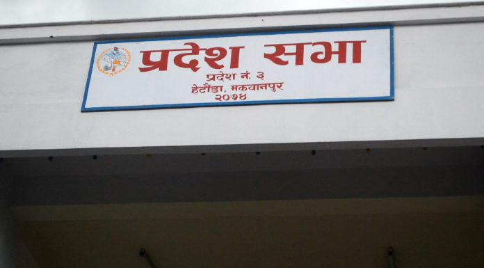 तीन नम्बर प्रदेशको राजधानी र नामको सम्बन्धमा प्रदेश सभामा छलफल शुरु ।