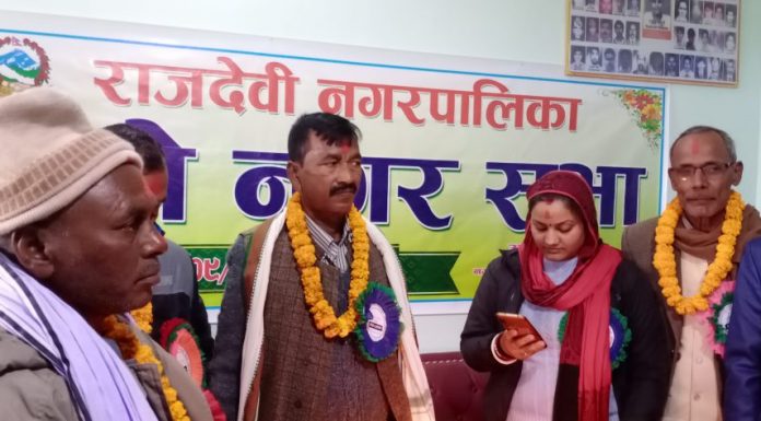 रौतहटको राजदेवी न. पा.को नगर सभा आरोप प्रत्यारोप विच संपन्न ।