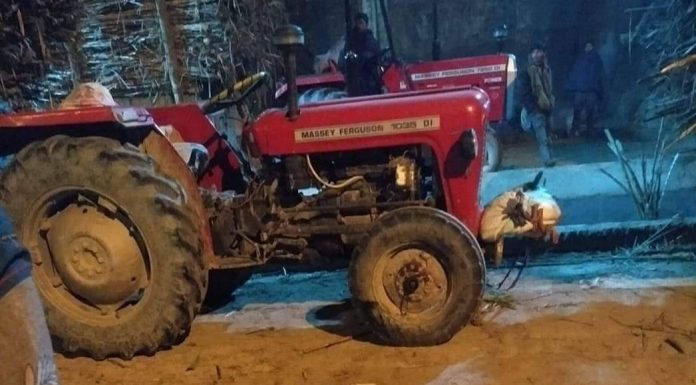 बाबा बैजनाथ चिनी मिलमा ट्रैकटरले किचिदा एक जनाको मृत्यु ।