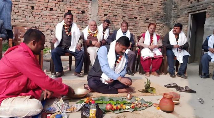 गौरका मेयर गुप्ताले गरे बल्ड बैँकको शिलान्यास ।