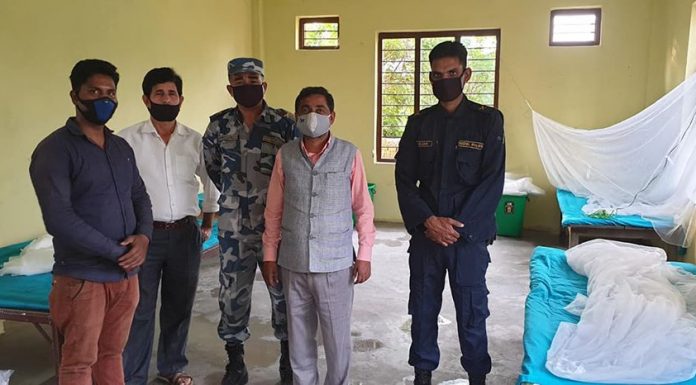 रौतहटको फतुवा विजयपुर नपामा १० शैयाको क्वारेन्टाईन सञ्चालन।