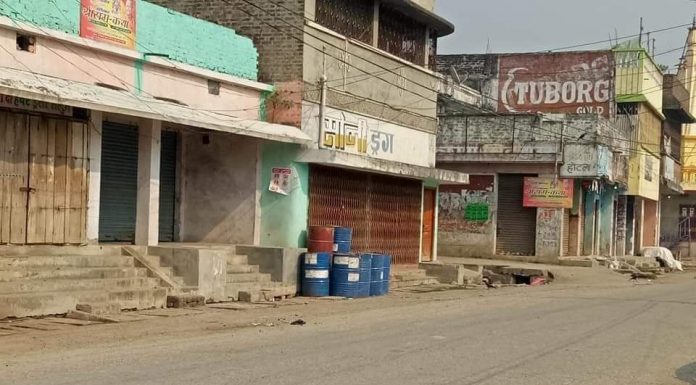 लकडाउनको दोस्रो दिन रौतहट सदरमुकाम गौर सुनसान ।