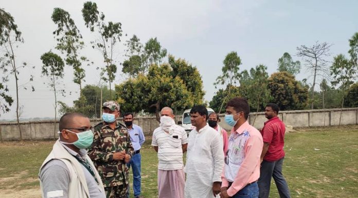 रौतहट जिल्लाको परोहा नपामा २५ शैयाको क्वारेन्टाईन सञ्चालन।