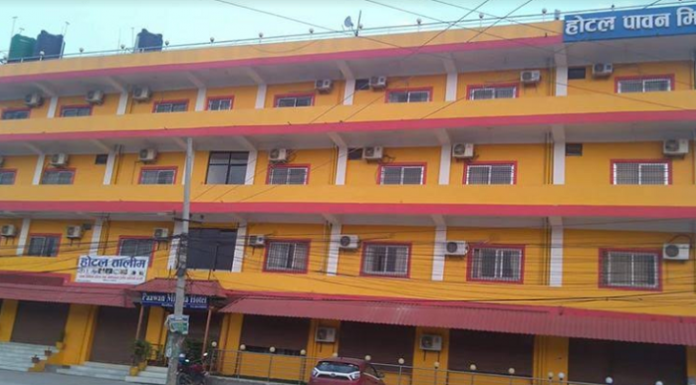 क्वारेन्टाइनका लागि सांसद राउतले दिइन आफ्नो होटल ।