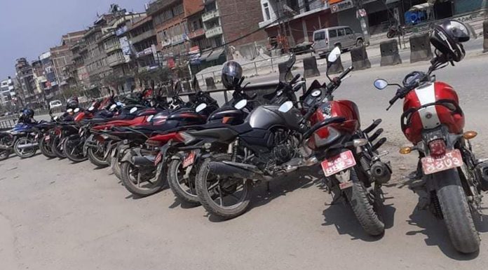 काभ्रेमा लकडाउन उल्लङ्घन गर्ने ५९ सवारीसाधन नियन्त्रणमा ।