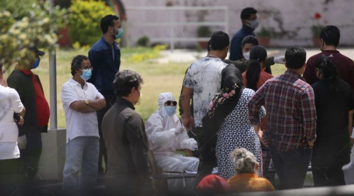 पेप्सीकोलास्थित सनसिटी अपार्टमेन्टर्मा यापिड टेस्ट सुरु ।