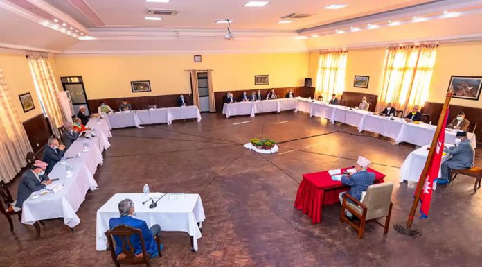 सर्वदलीय बैठक सम्पन्न सीमा रक्षाको निम्ति सबै दल प्रतिबद्ध ।