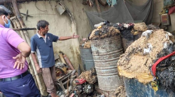 रौतहटको छुटा छुटै तिन स्थानमा आगलागी बाट लाखौं लाखौंको क्षती ।