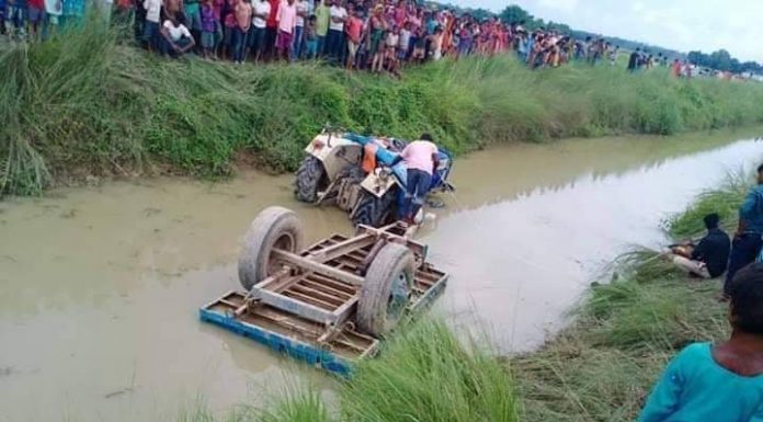 रौतहटमा टेक्टर दुर्घटना हुँदा एक जना मृत्यु ।