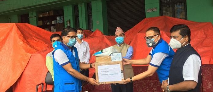 प्रदेश सरकारलाई भेन्टिलेटर हस्तान्तरण ।