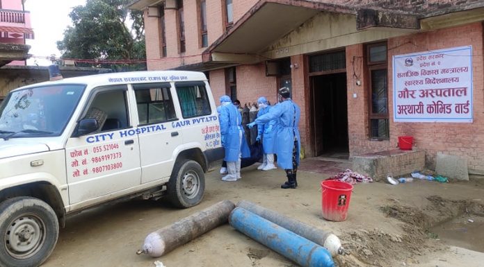 रौतहटमा थप तीन जना कोरोना संक्रमितको मृत्यु , मृतकको संख्या २० पुग्यो !