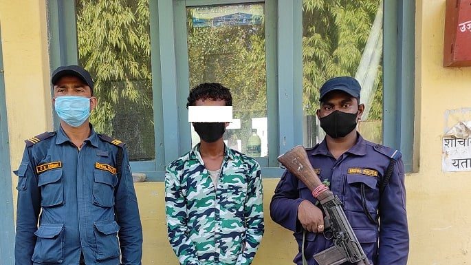 चोरीको मोटरसहित एक जना रौतहट प्रहरीको नियन्त्रणमा