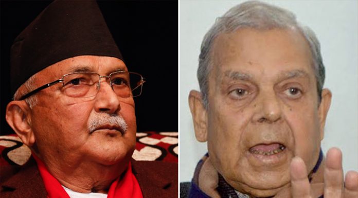 ओलि र ठाकुरको भेटवार्ता