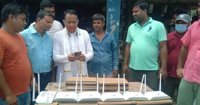 कटहरिया नगरक्षेत्र फ्री वाईफाईजोन घोषणा