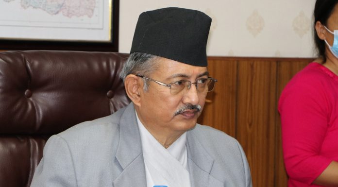 मेलम्ची बाढीको कारण पत्ता लगाउन टोलि पथाउने : गृहमन्त्री बालकृष्ण खाँड