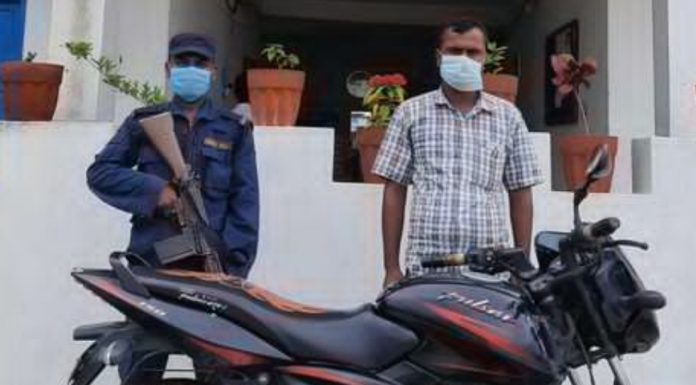 चोरी भएको मोटरसाइकल फतुवा विजयपुर नगरपालिकामा भेटियो ,सवारी धनीलाई बुझाईयो