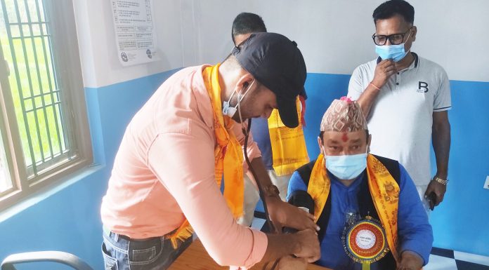 मेयर खनाल द्वारा निजगढ गरपालिका वडा नम्बर १० मा रहेको आधारभूत स्वास्थ्य केन्द्रको उद्घाटन