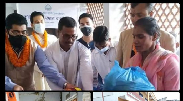 नेपाल परिवार दल बारा द्वारा अत्ति विपन्न परिवार लाई राहत बितरण