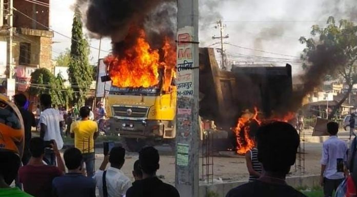 जनकपुरको पीडारीचोकमा मोटरसाइकललाई टिपरले ठक्कर दिँदा एकजनाको मृत्यु