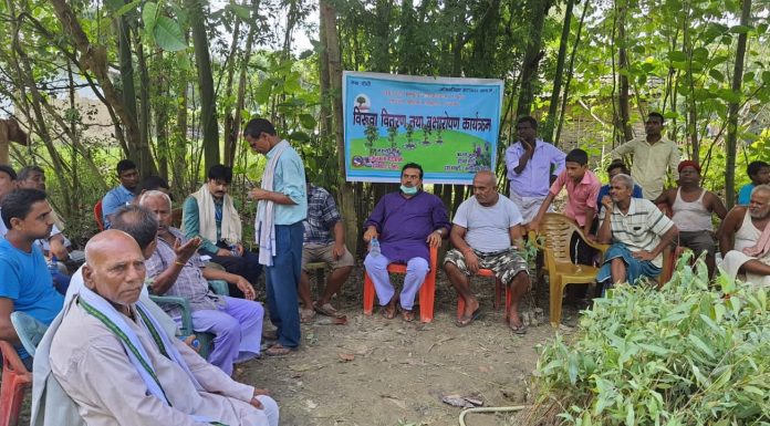 दुर्गाभगवती गाउँपालिकाको भलोहियामा बिरुवा वितरण तथा वृक्षारोपण कार्यक्रम सम्पन्न