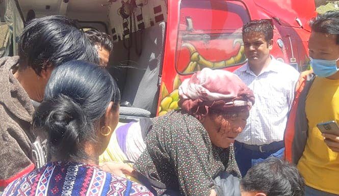 पूजाको विषयलाई लिएर झडप, घाइतेको हेलिकोप्टरबाट उद्धार