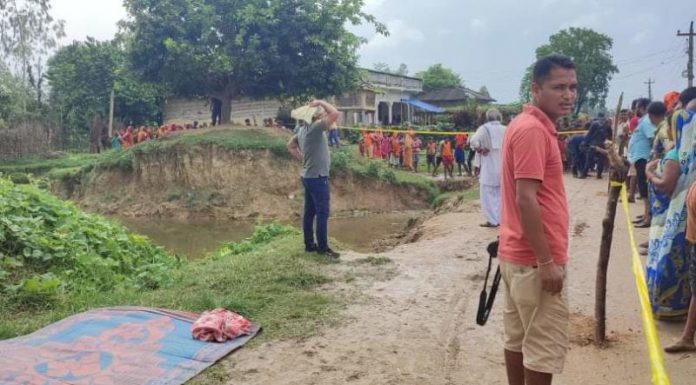 धनुषामा आमा छोराको शव पोखरीमा भेटियो,घटना विषयमा अनुसन्धान हुदै