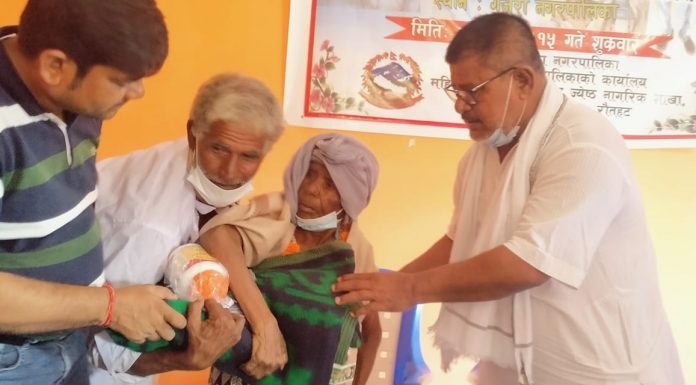 गुजरा नगरपालिकाले पनि मनायो अन्तराष्ट्रिय ज्येष्ठ नागरिक दिवश