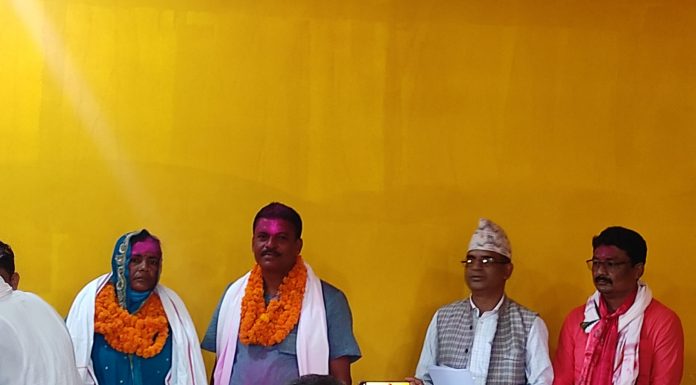 गढिमाई नगरपालिकाको उप मेयर, वडा अध्यक्ष सहित निर्वाचित सदस्यहरुलाई शपथ ग्रहण ।