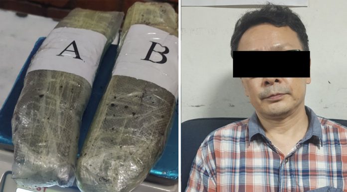 ७१६ ग्राम कस्तुरीको विना जस्तो देखिने धुलोसहित कोरियन नागरिक पक्राउ ।