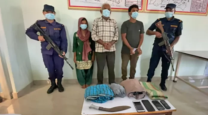 बाबु-छोराको हत्या भएको घटनामा मृतकको बुहारीसहित तीन जना पक्राउ