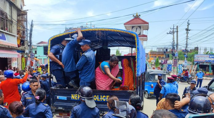 जनकपुरधाममा १२० जना बढी सुकुमबासी पक्राउ ।