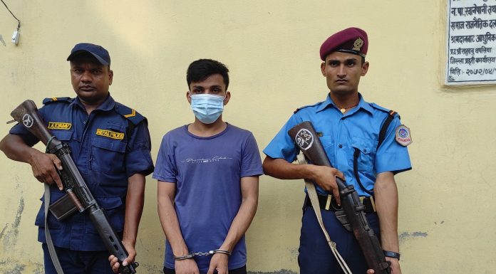 अपहरण गरी फिरौती माग्ने एकजना पक्राउ ।