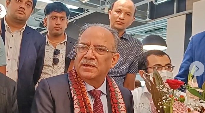 प्रचण्डले झुट बोले, आबे नेपाल भ्रमणमा आएका थिएनन् ।