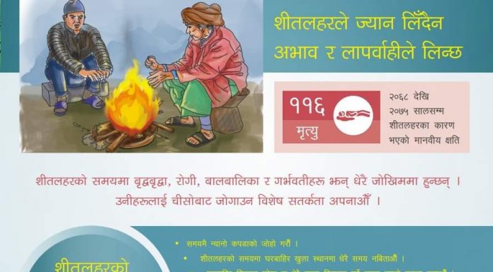 चीसोबाट आफुपनी जोगउ र अरुलाईपनी जोगांउ |