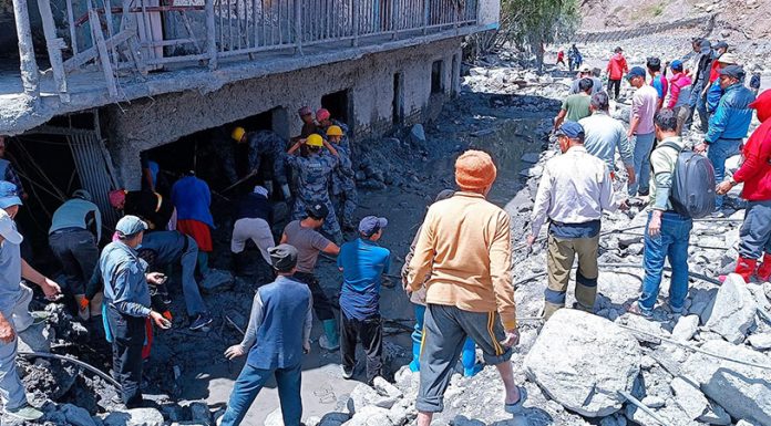 बाढीले क्षति पुर्याएको कागबेनीको पुनःनिर्माण थालियो |
