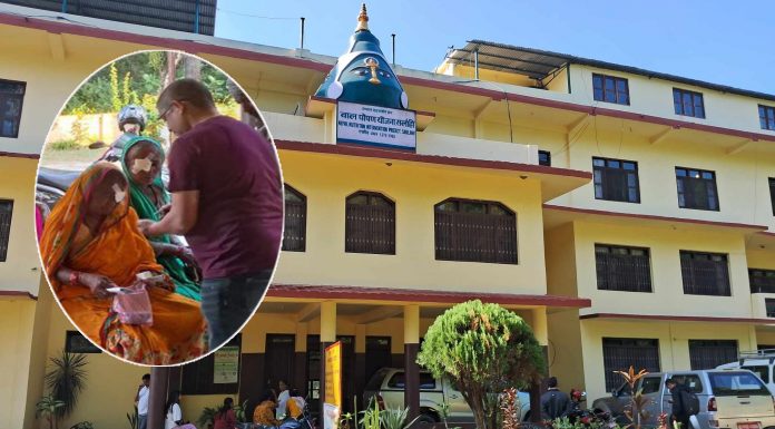 सर्लाहीमा ७७ जना मोतियाबिन्दुका विरामीको निःशुल्क अप्रेसन ।