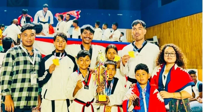 तेक्वान्दोमा नेपाललाई सात पदक |