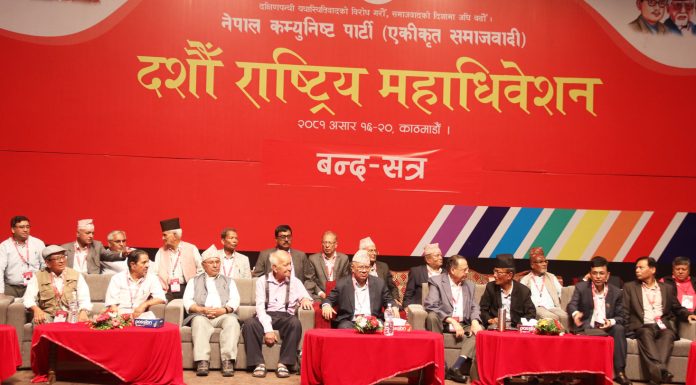 एकीकृत समाजवादी महाधिवेशन : चार प्रतिवेदनमाथि छलफल