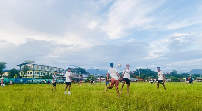 एक करोड अधिक खर्च भएको लेखनाथ रङ्गशाला घाँसेमैदानमा परिणत