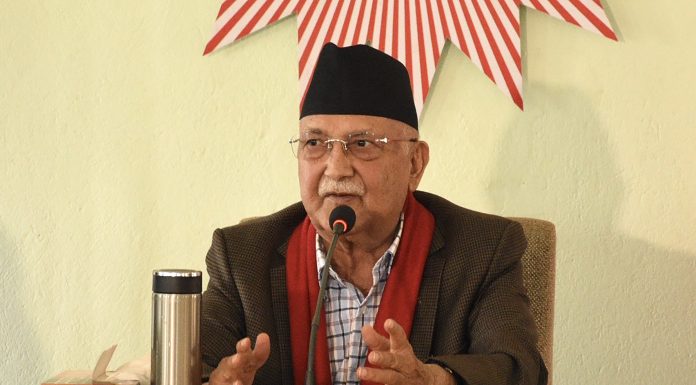 केन्द्रीय सदस्यको कार्यविभाजन गर्दै अध्यक्ष ओली