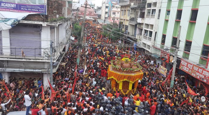 जगन्नाथ रथयात्रा महोत्सवमा हजारौँ सहभागी