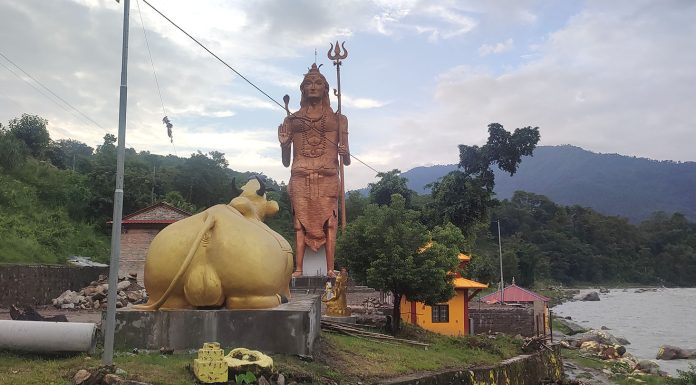 पाउँदीमा १०८ फिट अग्लो महादेवको मूर्ति निर्माण