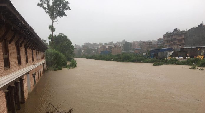 हनुमन्तेको बाढीले डुबान, उच्च सतर्कता अपनाउन आग्रह