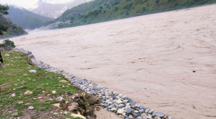 शुक्लाफाँटाको नवनिर्मित कबर्ड हल बाढीको उच्च जोखिममा