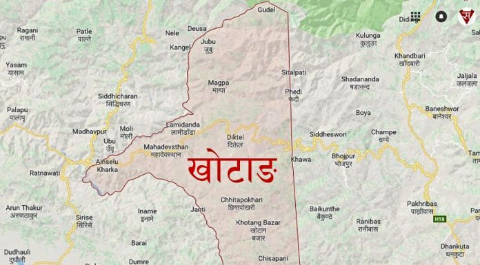 खोटाङका ८५ घर बाढी, चार सय ३९ घर पहिराको उच्च जोखिममा