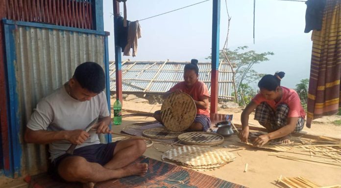 होम्ताङमा घरघरमा नाङ्लो बुनिन्छ